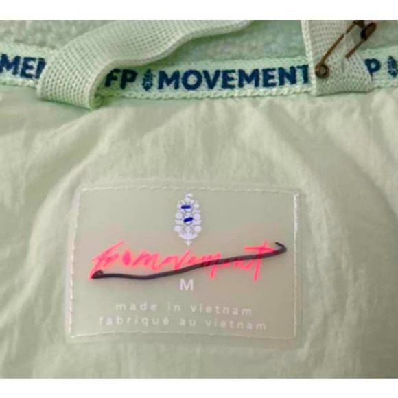 Free People Movement Phoebe Packable Puffer Jacket Mint Green Size Medium - Picture 4 of 8
